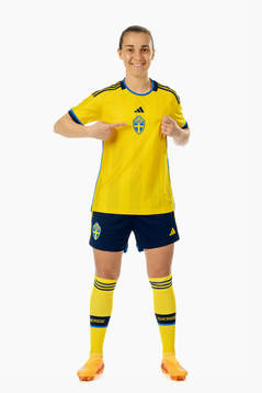 Julia Zigiotti Olme of the Swedish women's national