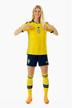 Sofia Jakobsson of the Swedish women's national football