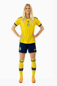 Sofia Jakobsson of the Swedish women's national football