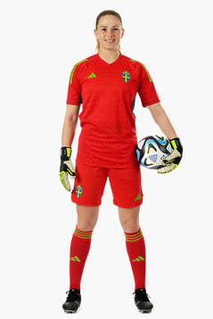 Goalkeeper Tove Enblom of the Swedish women's national