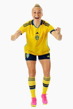 Hanna Bennison of the Swedish women's national football