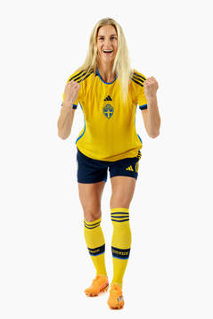 Sofia Jakobsson of the Swedish women's national football