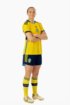 Magdalena Eriksson of the Swedish women's national football