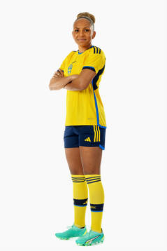 Madelen Janogy of the Swedish women's national football