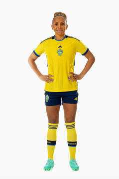 Madelen Janogy of the Swedish women's national football