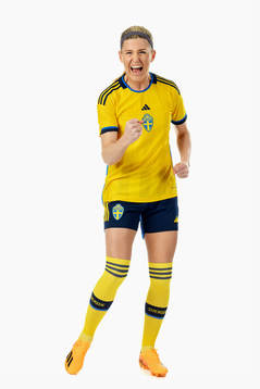 Olivia Schough of the Swedish women's national football