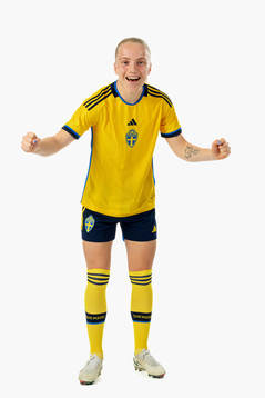 Anna Sandberg of the Swedish women's national football team