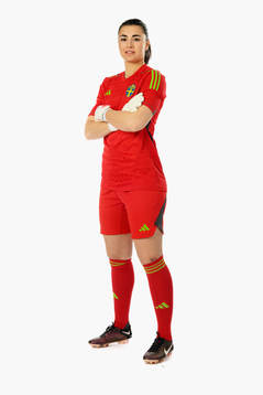 Goalkeeper Zecira Musovic of the Swedish women's national