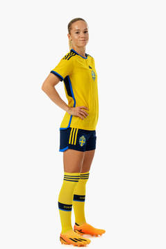 Hanna Lundkvist of the Swedish women's national football