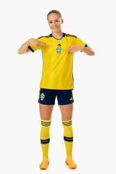 Hanna Lundkvist of the Swedish women's national football