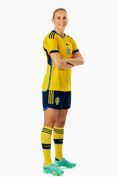 Jonna Andersson of the Swedish women's national football