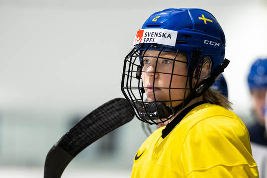 Paula Bergström of Sweden at a practice session