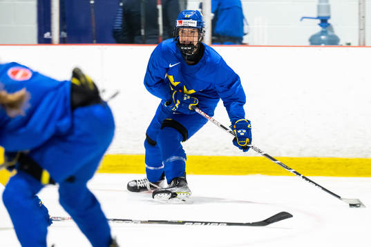Ebba Hedqvist of Sweden at a practice session