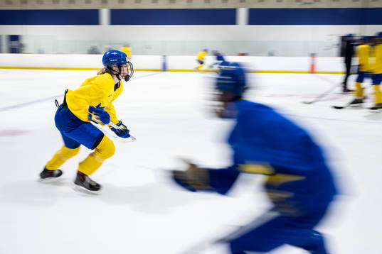 Ebba Hedqvist of Sweden at a practice session