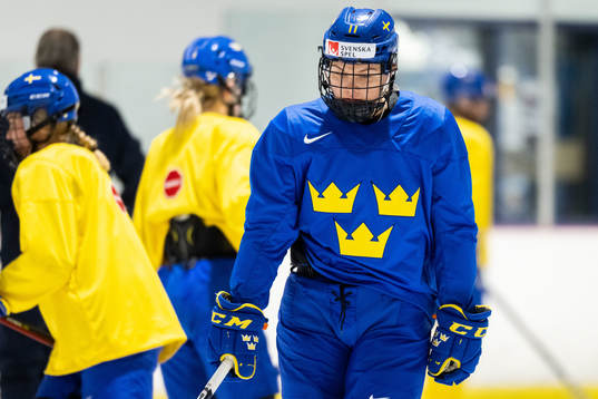 Josefin Bouveng of Sweden at a practice session