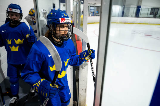 Ebba Hedqvist of Sweden at a practice session