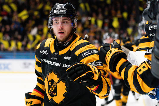 Skellefteås Andreas Wingerli jublar