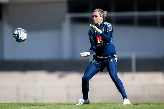 goalkeeper Jennifer Falk