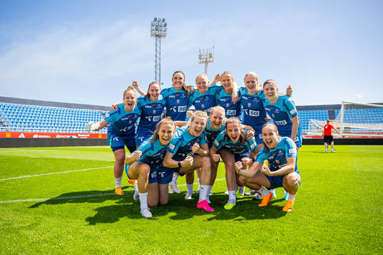 Players of the Norwegian women's national football team
