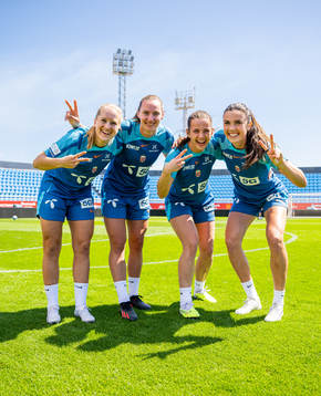 Amalie Eikeland, Marit Bratberg Lund, Tuva Hansen and