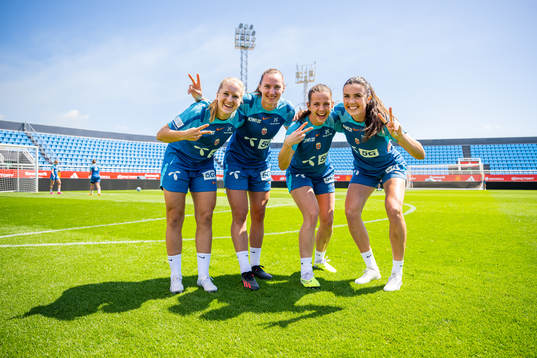 Amalie Eikeland, Marit Bratberg Lund, Tuva Hansen and