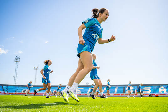 Tuva Hansen of the Norwegian women's national football team