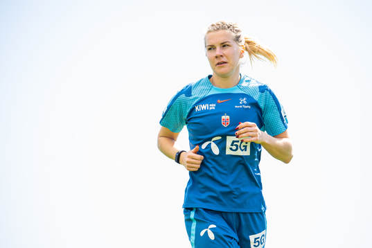 Ada Hegerberg of the Norwegian women's national football