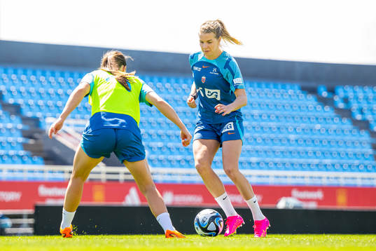 Ada Hegerberg of the Norwegian women's national football