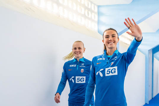 Karina Sævik and Ingrid Syrstad Engen of the Norwegian