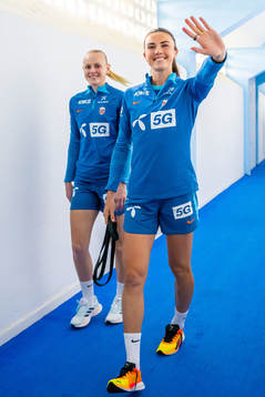 Karina Sævik and Ingrid Syrstad Engen of the Norwegian