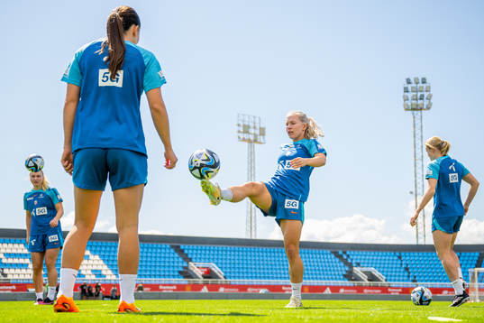 Thea Bjelde of the Norwegian women's national football team