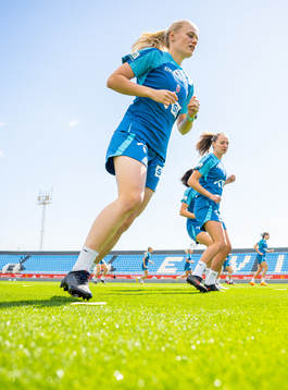 Mathilde Harviken of the Norwegian women's national