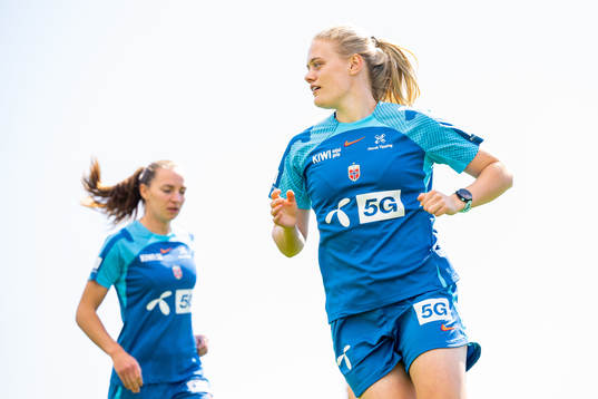 Mathilde Harviken of the Norwegian women's national