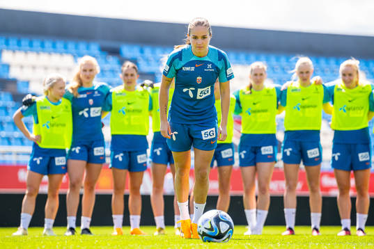 Guro Reiten of the Norwegian women's national football team