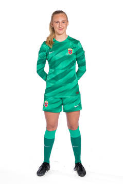 Goalkeeper Sunniva Skoglund of the Norwegian women’s