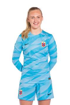 Goalkeeper Sunniva Skoglund of the Norwegian women’s