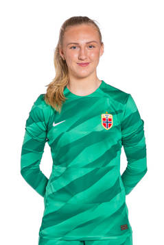 Goalkeeper Sunniva Skoglund of the Norwegian women’s