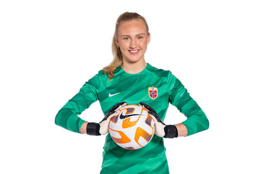 Goalkeeper Sunniva Skoglund of the Norwegian women’s