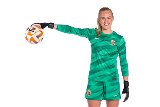 Goalkeeper Sunniva Skoglund of the Norwegian women’s