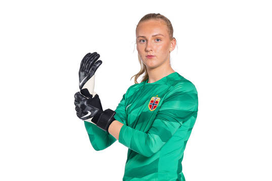 Goalkeeper Sunniva Skoglund of the Norwegian women’s