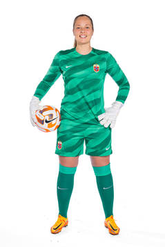 Goalkeeper Aurora Mikalsen of the Norwegian women’s