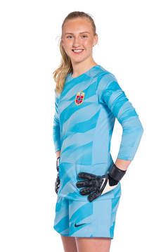 Goalkeeper Sunniva Skoglund of the Norwegian women’s