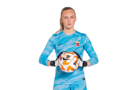 Goalkeeper Sunniva Skoglund of the Norwegian women’s