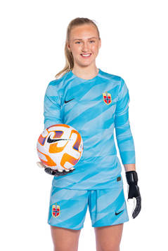 Goalkeeper Sunniva Skoglund of the Norwegian women’s