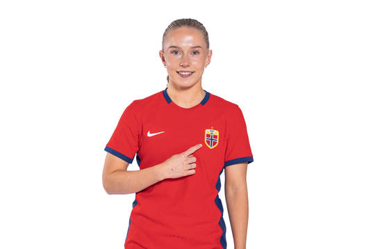 Thea Bjelde of the Norwegian women’s national football