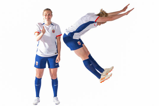 Cesilie Andreassen and Julie Blakstad of the Norwegian