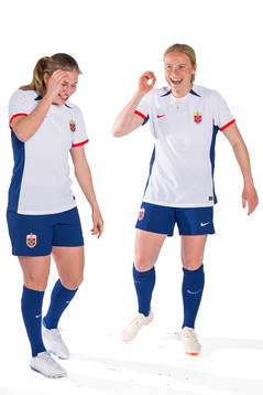 Cesilie Andreassen and Julie Blakstad of the Norwegian