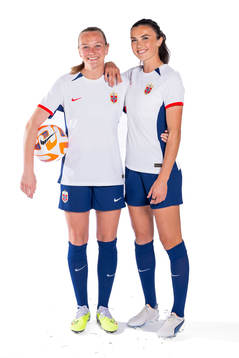 Frida Maanum and Ingrid Syrstad Engen of the Norwegian