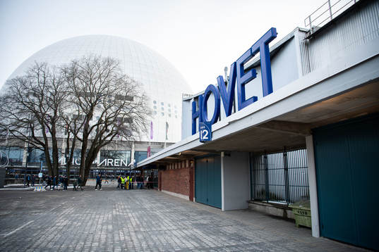 Exteriör vy över Hovet