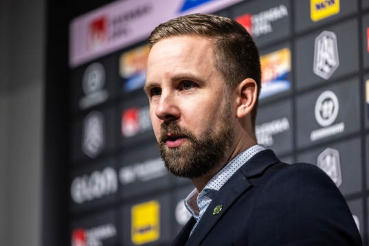Björklövens tränare Viktor Stråhle